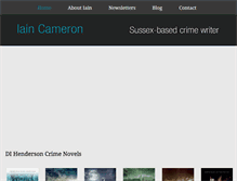 Tablet Screenshot of iain-cameron.com
